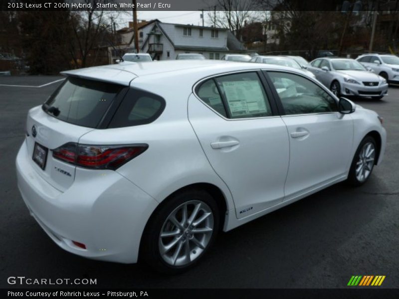 Starfire White Pearl / Ecru 2013 Lexus CT 200h Hybrid
