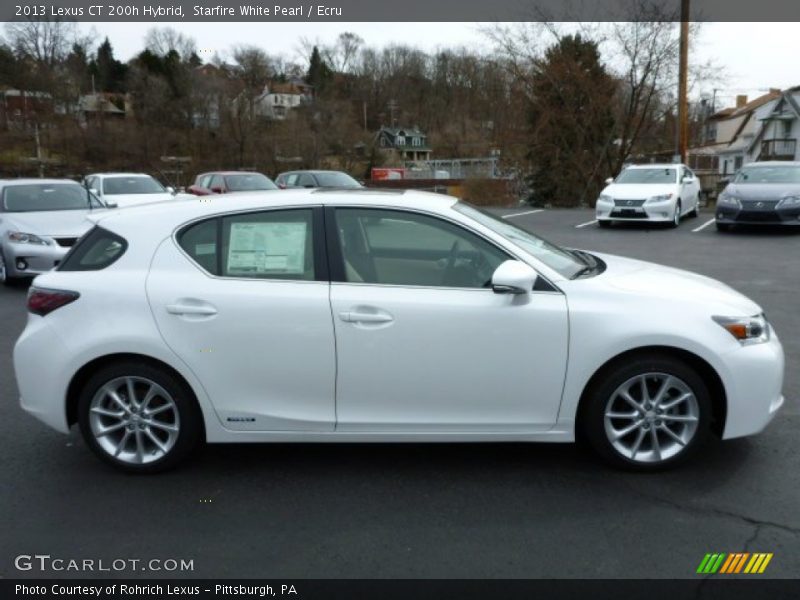 Starfire White Pearl / Ecru 2013 Lexus CT 200h Hybrid