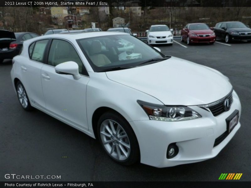 Starfire White Pearl / Ecru 2013 Lexus CT 200h Hybrid