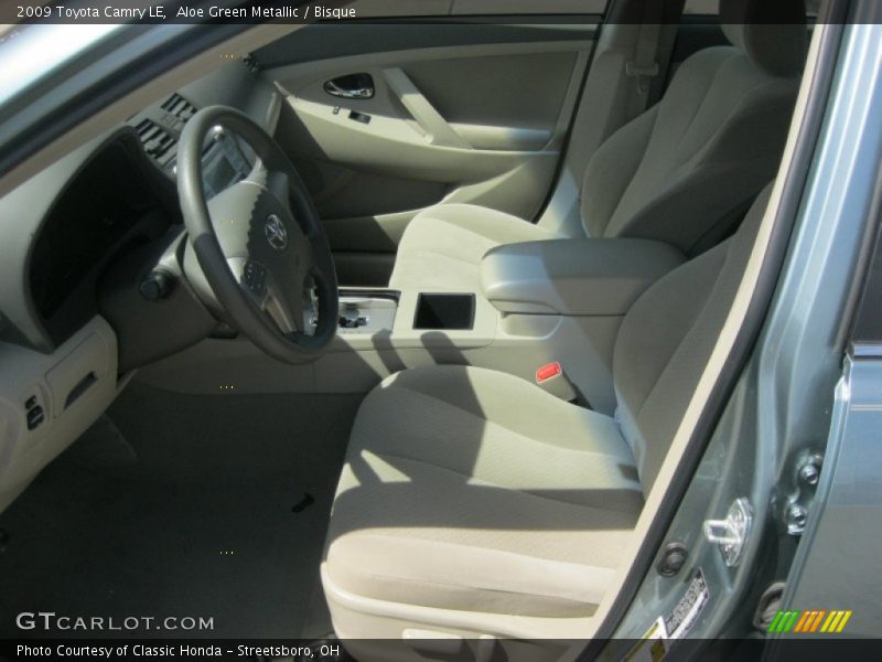 Aloe Green Metallic / Bisque 2009 Toyota Camry LE