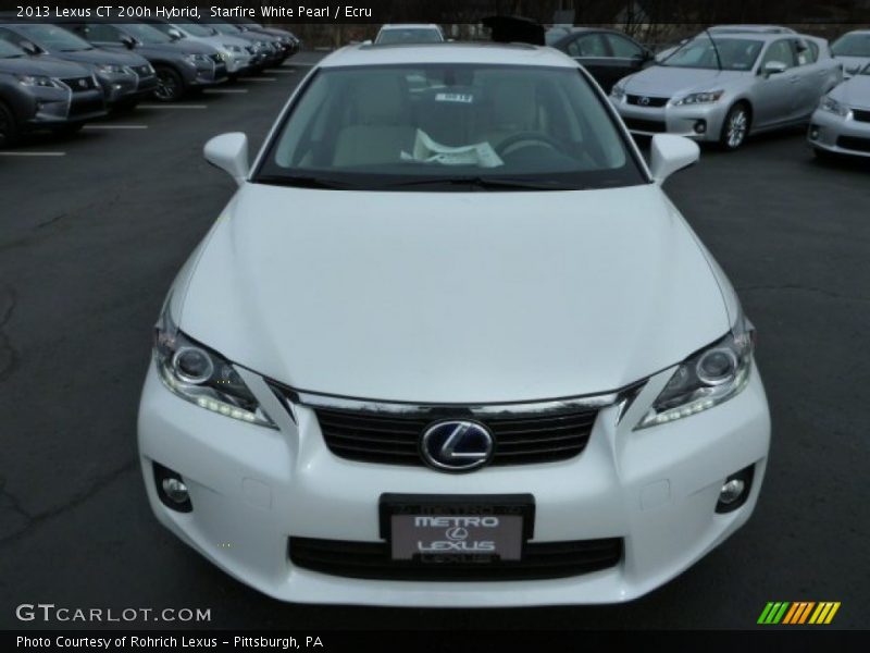 Starfire White Pearl / Ecru 2013 Lexus CT 200h Hybrid