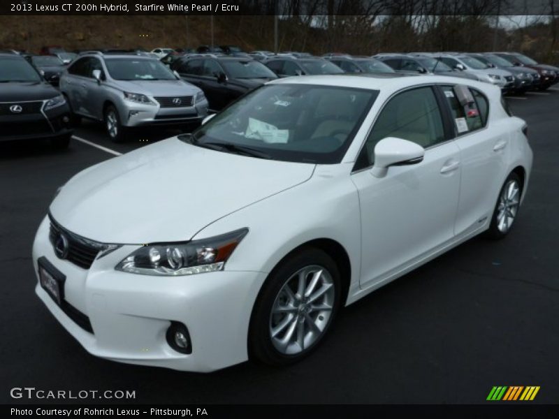 Starfire White Pearl / Ecru 2013 Lexus CT 200h Hybrid