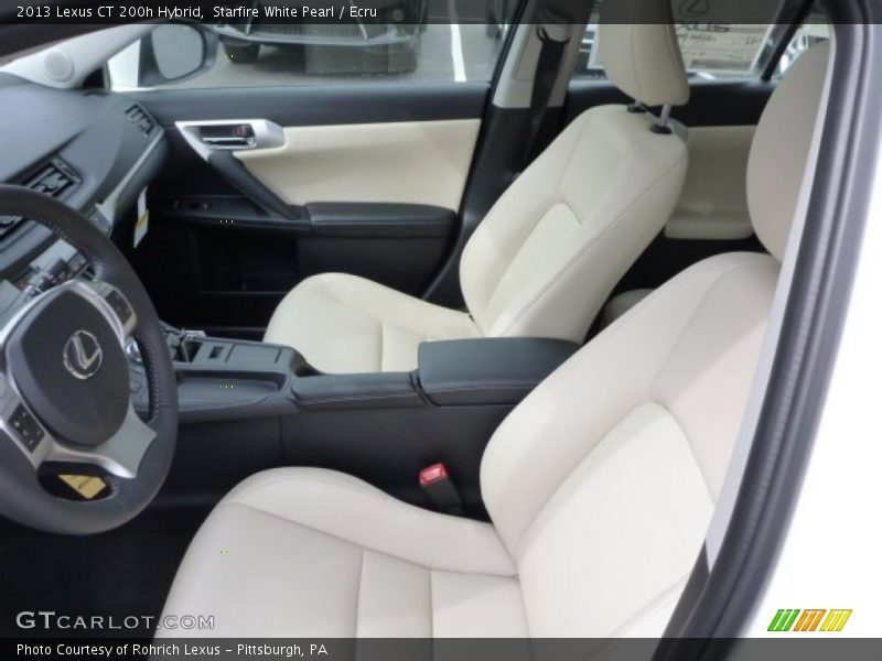 Starfire White Pearl / Ecru 2013 Lexus CT 200h Hybrid