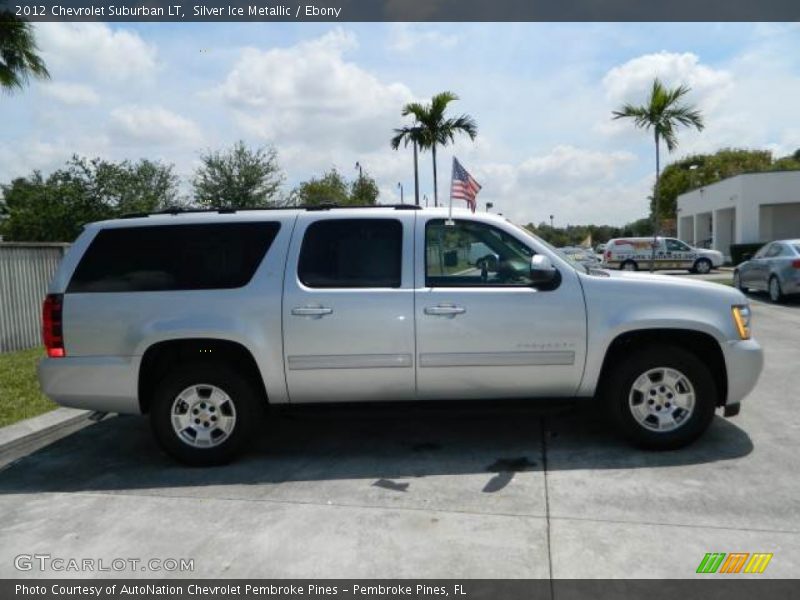 Silver Ice Metallic / Ebony 2012 Chevrolet Suburban LT