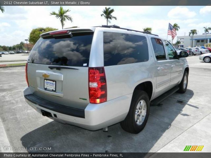 Silver Ice Metallic / Ebony 2012 Chevrolet Suburban LT