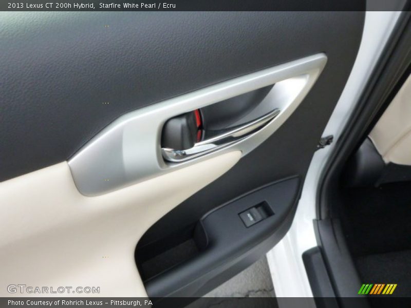 Starfire White Pearl / Ecru 2013 Lexus CT 200h Hybrid