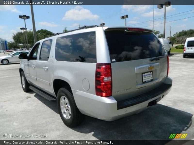 Silver Ice Metallic / Ebony 2012 Chevrolet Suburban LT