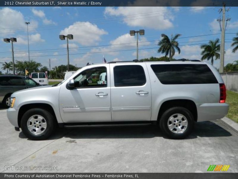 Silver Ice Metallic / Ebony 2012 Chevrolet Suburban LT
