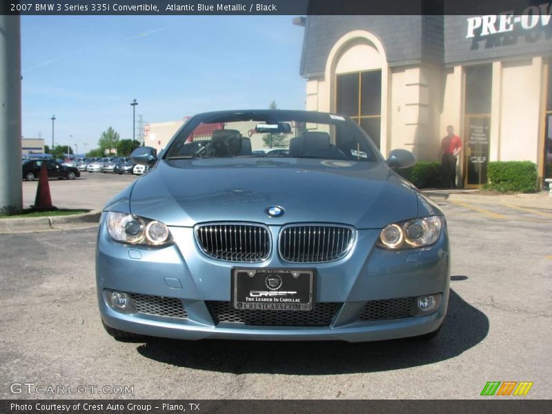 Atlantic Blue Metallic / Black 2007 BMW 3 Series 335i Convertible