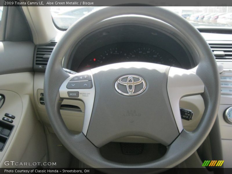 Aloe Green Metallic / Bisque 2009 Toyota Camry LE