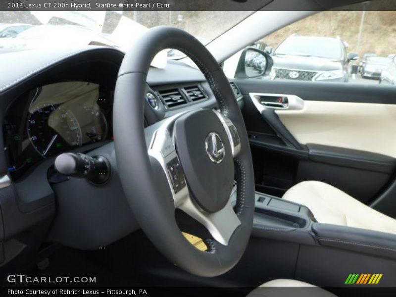 Starfire White Pearl / Ecru 2013 Lexus CT 200h Hybrid