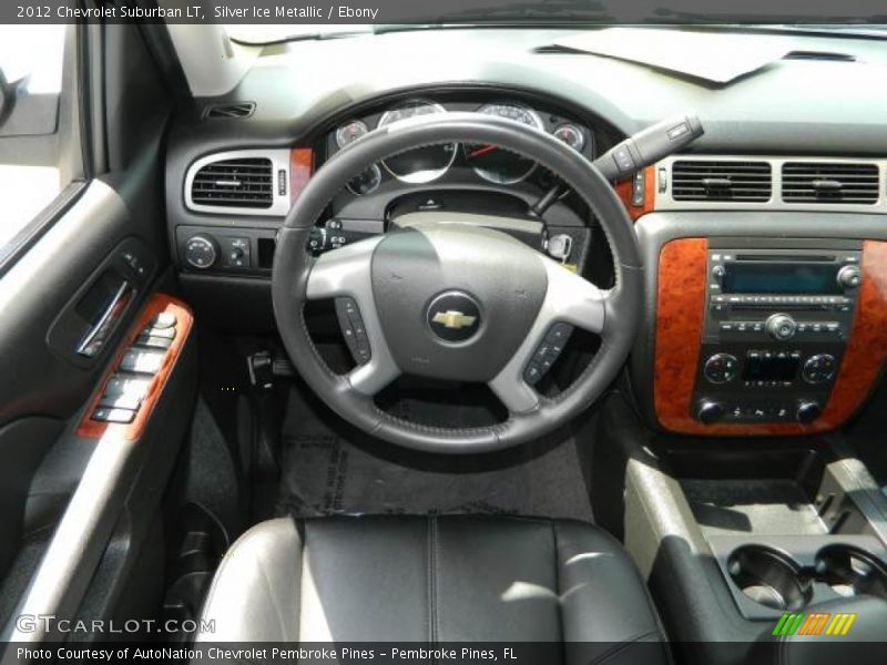 Silver Ice Metallic / Ebony 2012 Chevrolet Suburban LT