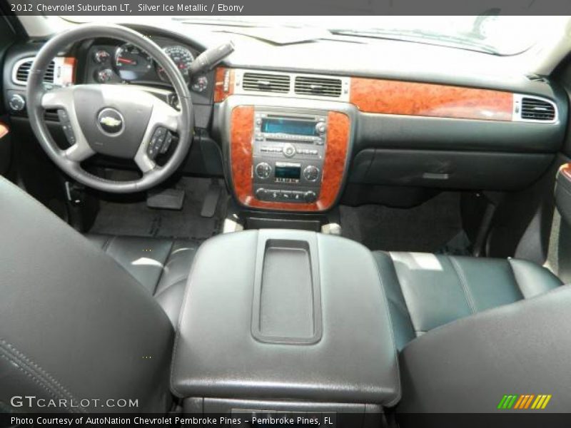 Silver Ice Metallic / Ebony 2012 Chevrolet Suburban LT