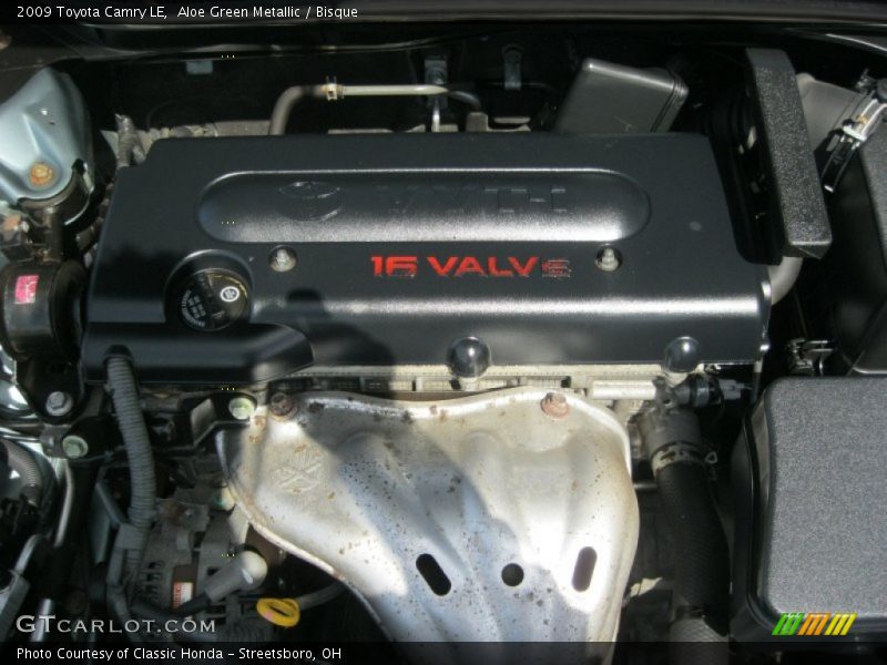 Aloe Green Metallic / Bisque 2009 Toyota Camry LE