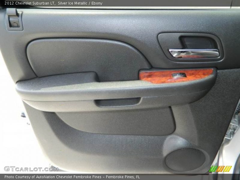 Silver Ice Metallic / Ebony 2012 Chevrolet Suburban LT