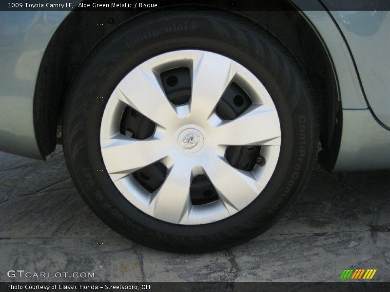 Aloe Green Metallic / Bisque 2009 Toyota Camry LE