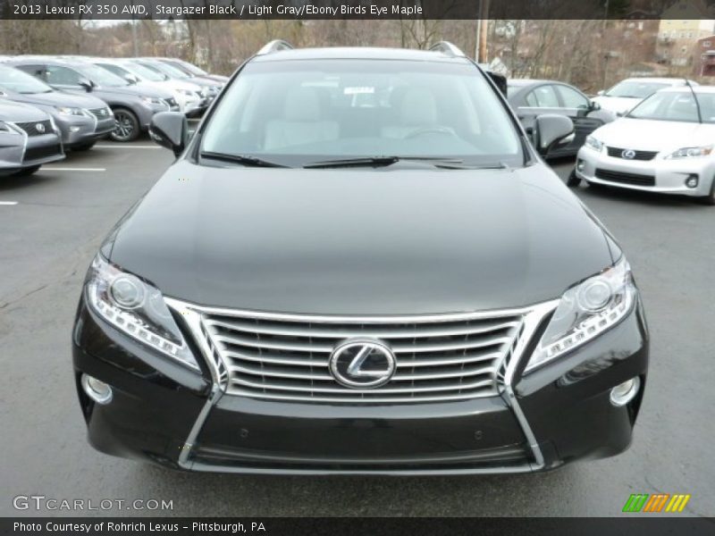 Stargazer Black / Light Gray/Ebony Birds Eye Maple 2013 Lexus RX 350 AWD