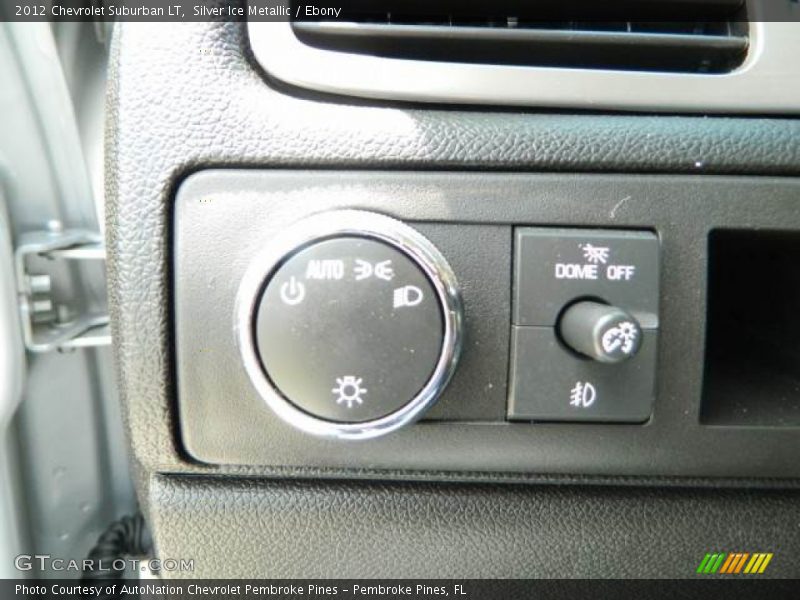 Silver Ice Metallic / Ebony 2012 Chevrolet Suburban LT
