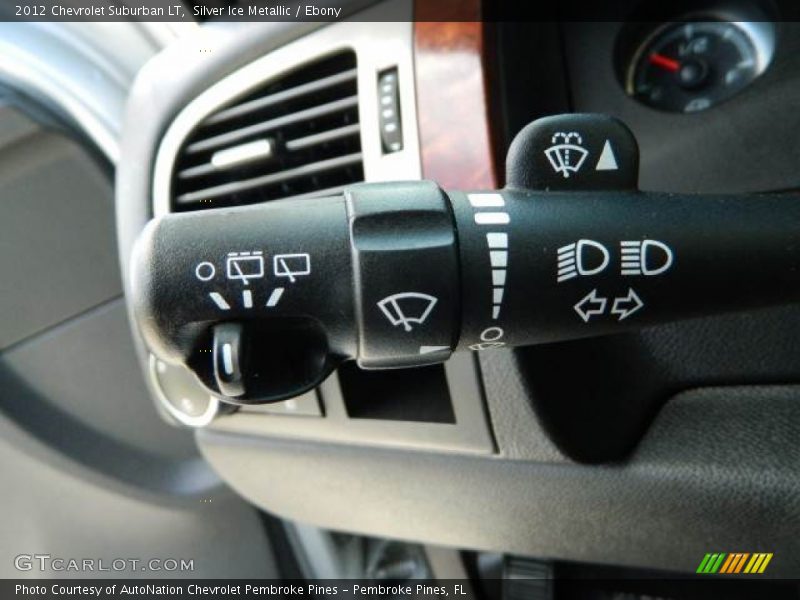 Silver Ice Metallic / Ebony 2012 Chevrolet Suburban LT