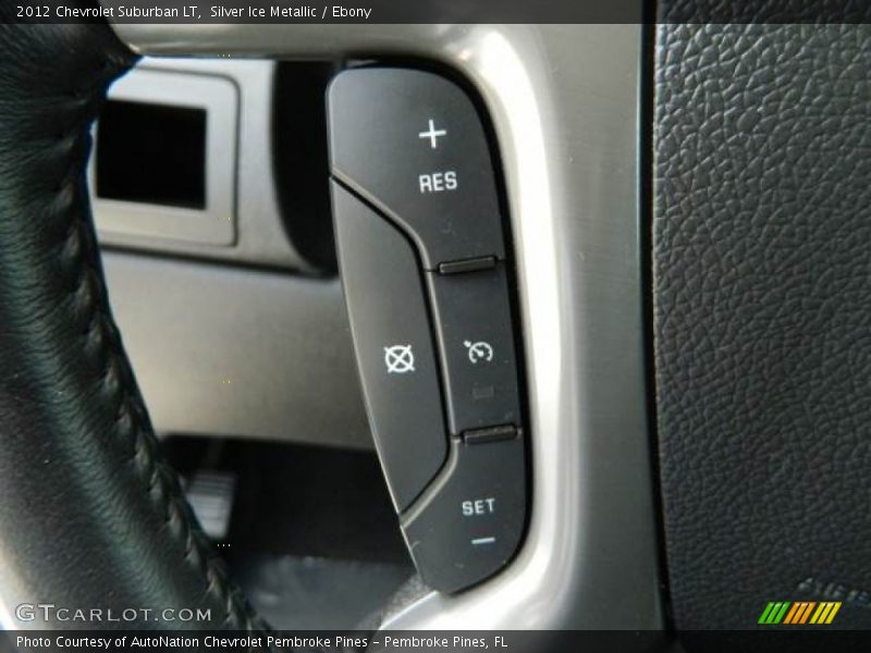 Silver Ice Metallic / Ebony 2012 Chevrolet Suburban LT