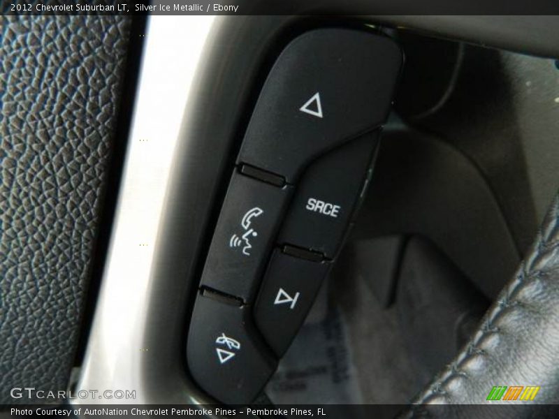 Silver Ice Metallic / Ebony 2012 Chevrolet Suburban LT