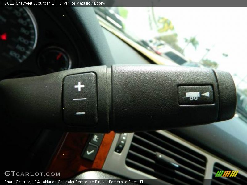 Silver Ice Metallic / Ebony 2012 Chevrolet Suburban LT