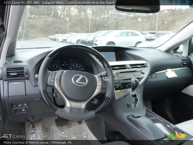 Stargazer Black / Light Gray/Ebony Birds Eye Maple 2013 Lexus RX 350 AWD