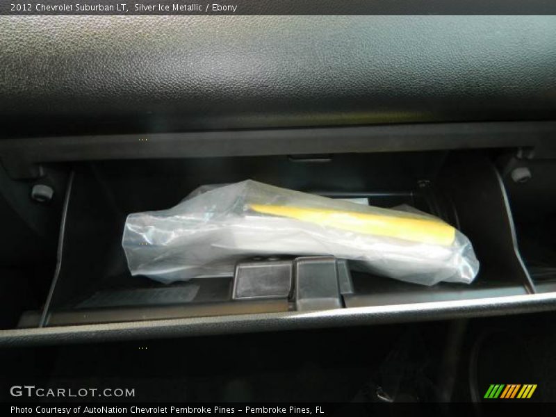 Silver Ice Metallic / Ebony 2012 Chevrolet Suburban LT