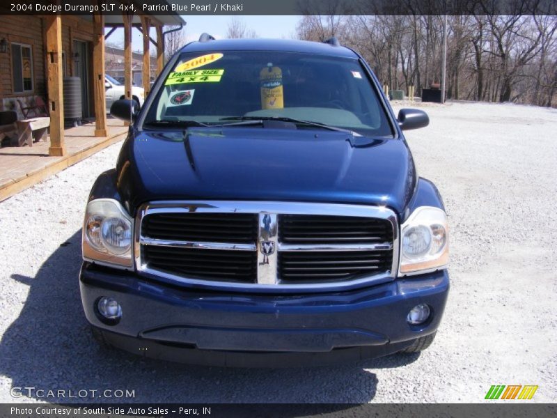 Patriot Blue Pearl / Khaki 2004 Dodge Durango SLT 4x4