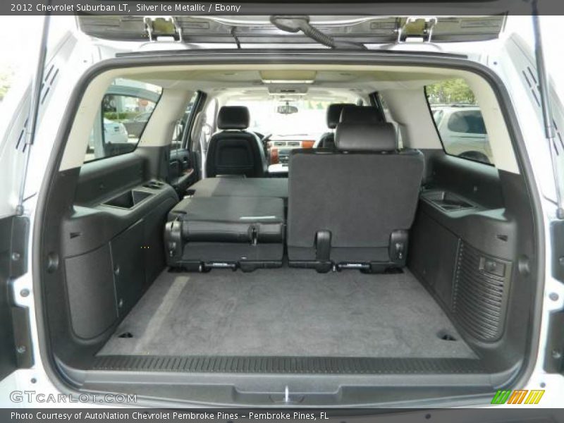 Silver Ice Metallic / Ebony 2012 Chevrolet Suburban LT