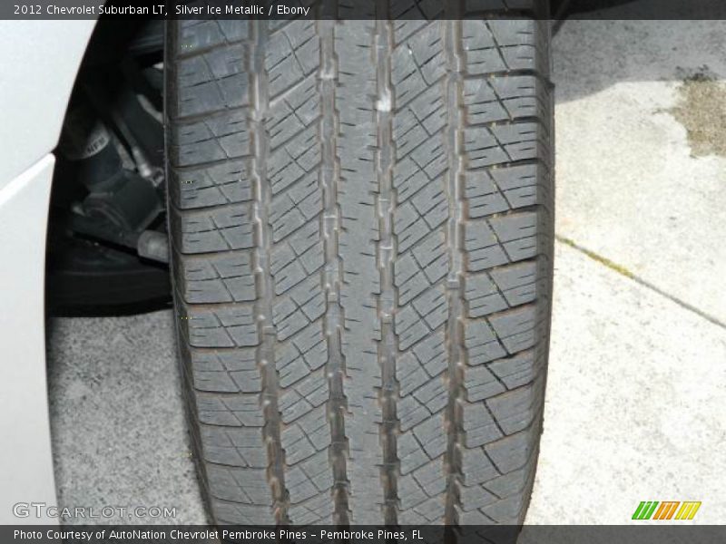 Silver Ice Metallic / Ebony 2012 Chevrolet Suburban LT