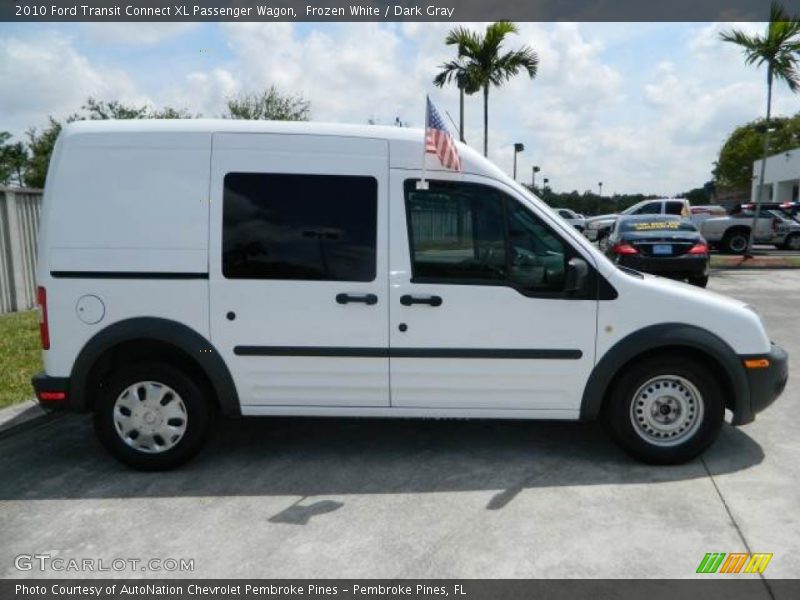 Frozen White / Dark Gray 2010 Ford Transit Connect XL Passenger Wagon