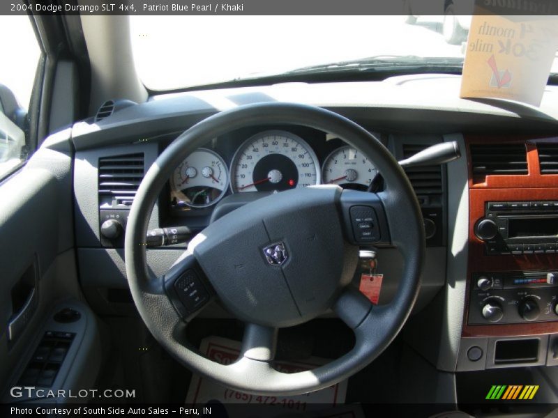 Patriot Blue Pearl / Khaki 2004 Dodge Durango SLT 4x4