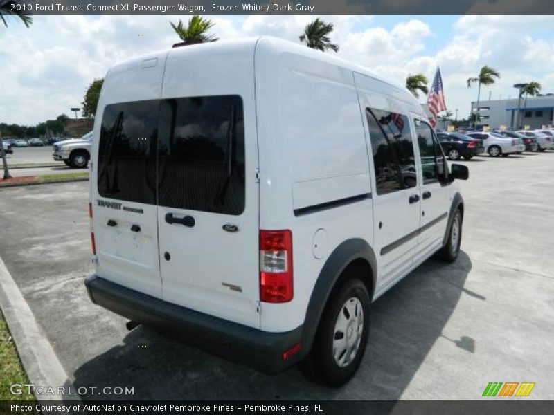 Frozen White / Dark Gray 2010 Ford Transit Connect XL Passenger Wagon