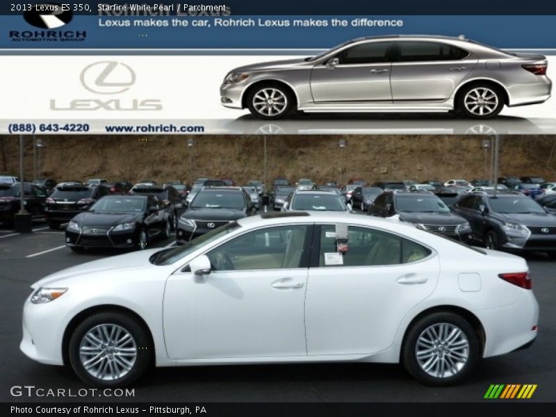 Starfire White Pearl / Parchment 2013 Lexus ES 350