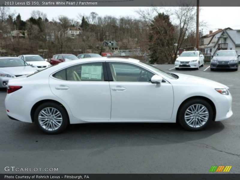 Starfire White Pearl / Parchment 2013 Lexus ES 350