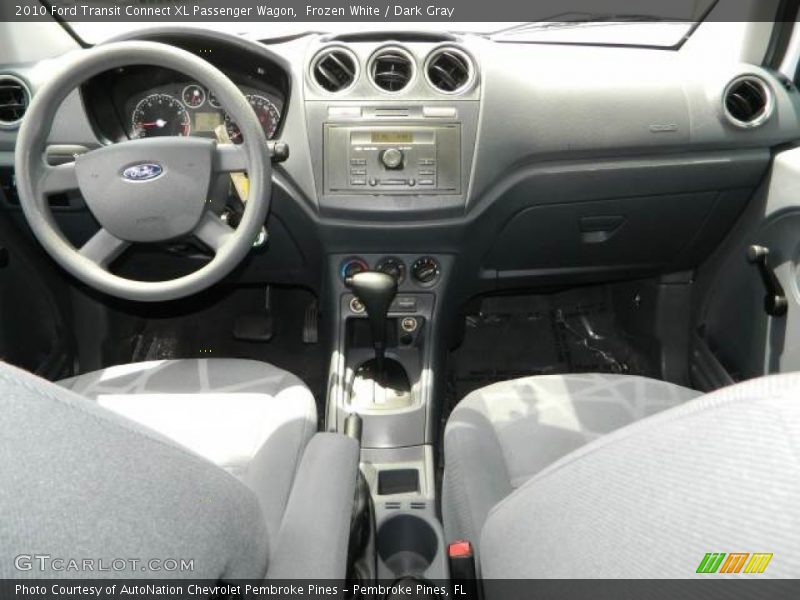 Frozen White / Dark Gray 2010 Ford Transit Connect XL Passenger Wagon