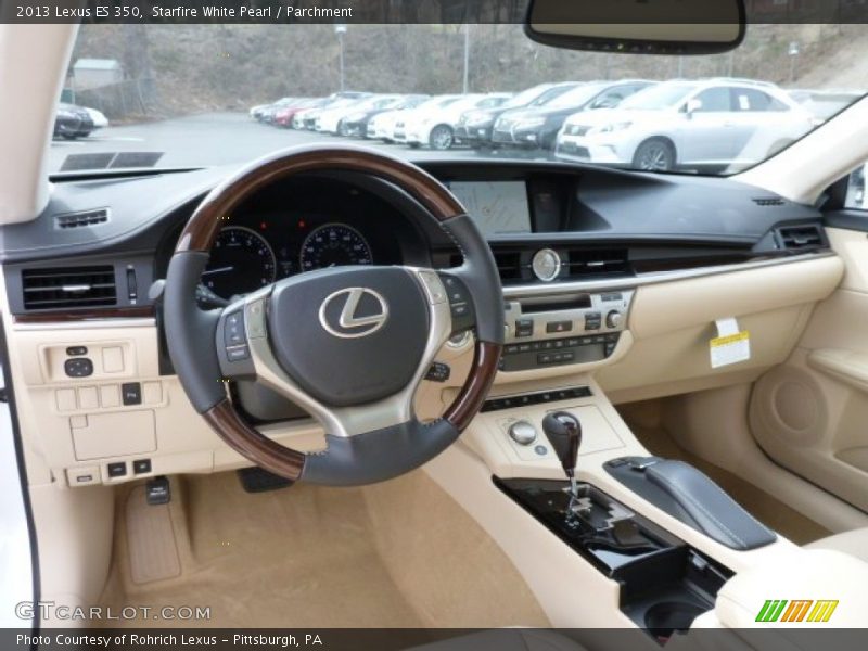 Starfire White Pearl / Parchment 2013 Lexus ES 350