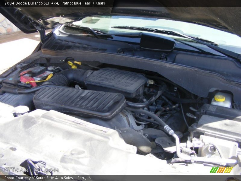 Patriot Blue Pearl / Khaki 2004 Dodge Durango SLT 4x4