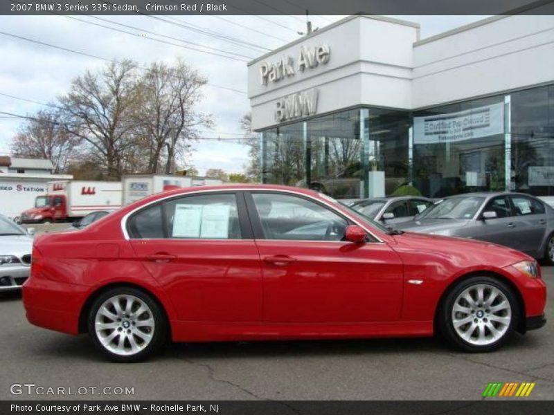 Crimson Red / Black 2007 BMW 3 Series 335i Sedan