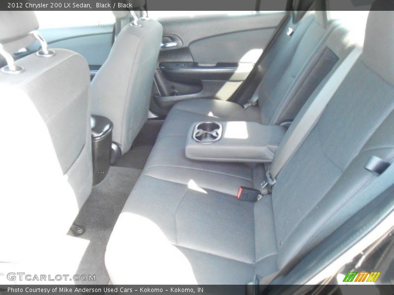 Black / Black 2012 Chrysler 200 LX Sedan