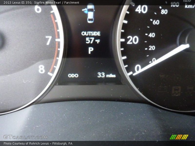 Starfire White Pearl / Parchment 2013 Lexus ES 350