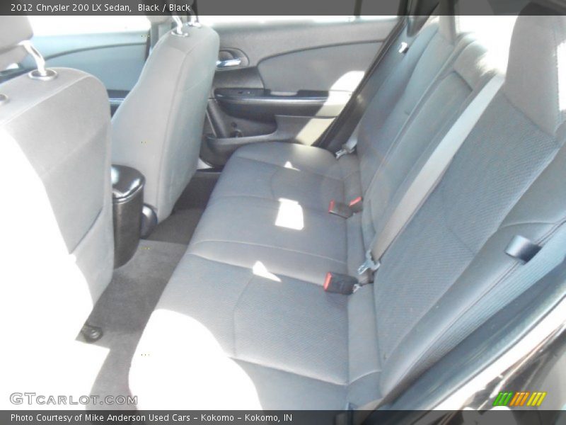 Black / Black 2012 Chrysler 200 LX Sedan
