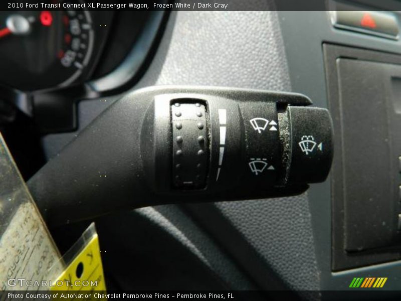 Frozen White / Dark Gray 2010 Ford Transit Connect XL Passenger Wagon
