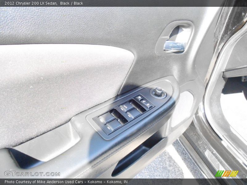 Black / Black 2012 Chrysler 200 LX Sedan