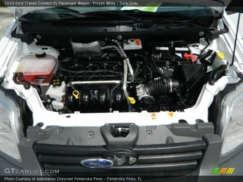 Frozen White / Dark Gray 2010 Ford Transit Connect XL Passenger Wagon