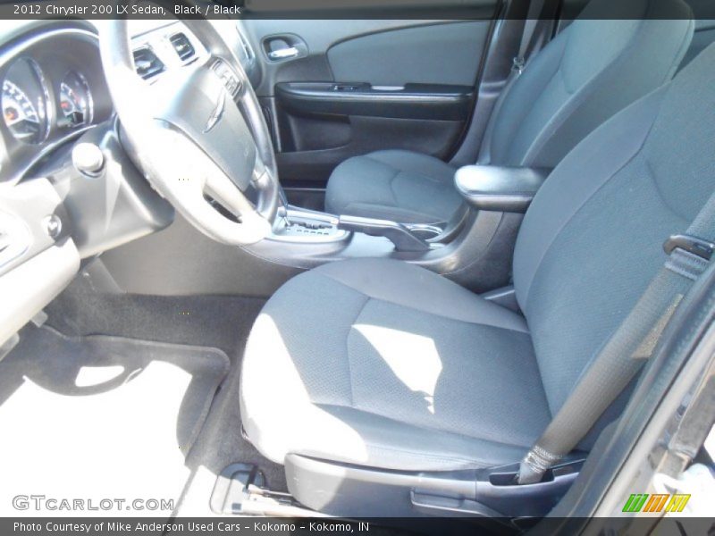 Black / Black 2012 Chrysler 200 LX Sedan