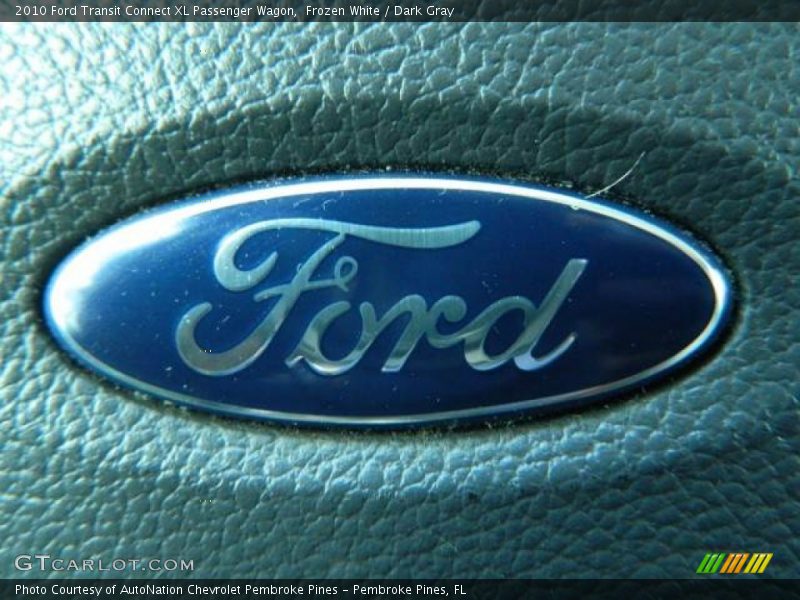 Frozen White / Dark Gray 2010 Ford Transit Connect XL Passenger Wagon