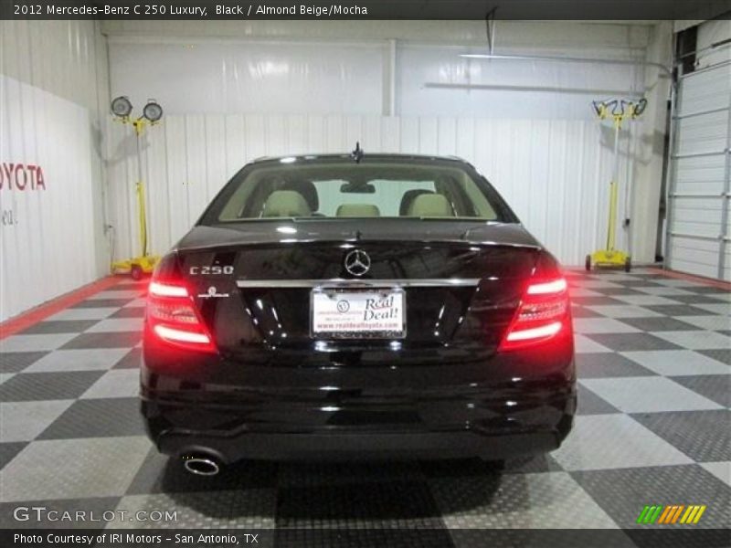 Black / Almond Beige/Mocha 2012 Mercedes-Benz C 250 Luxury