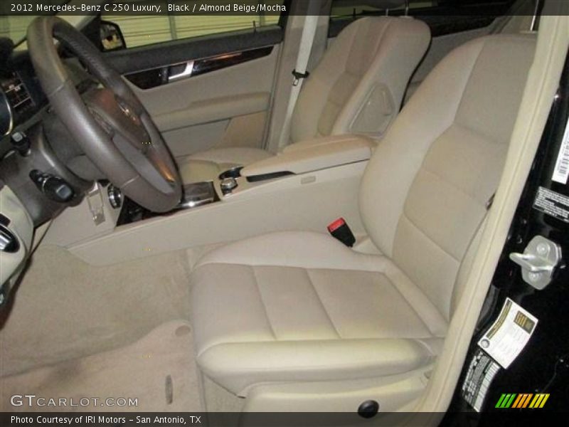 Black / Almond Beige/Mocha 2012 Mercedes-Benz C 250 Luxury
